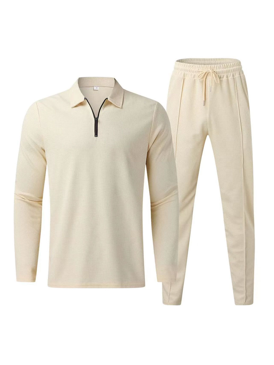 Men's Long-sleeved Trousers Two-piece Sports Casual Suit