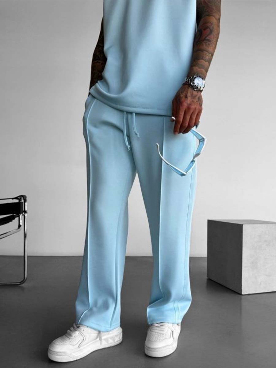 Sports Casual Trousers Vest Set Loose Sleeveless T-shirt Fitness Set