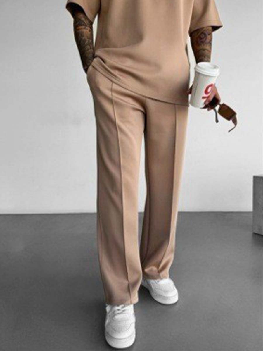 Sports Casual Trousers Vest Set Loose Sleeveless T-shirt Fitness Set