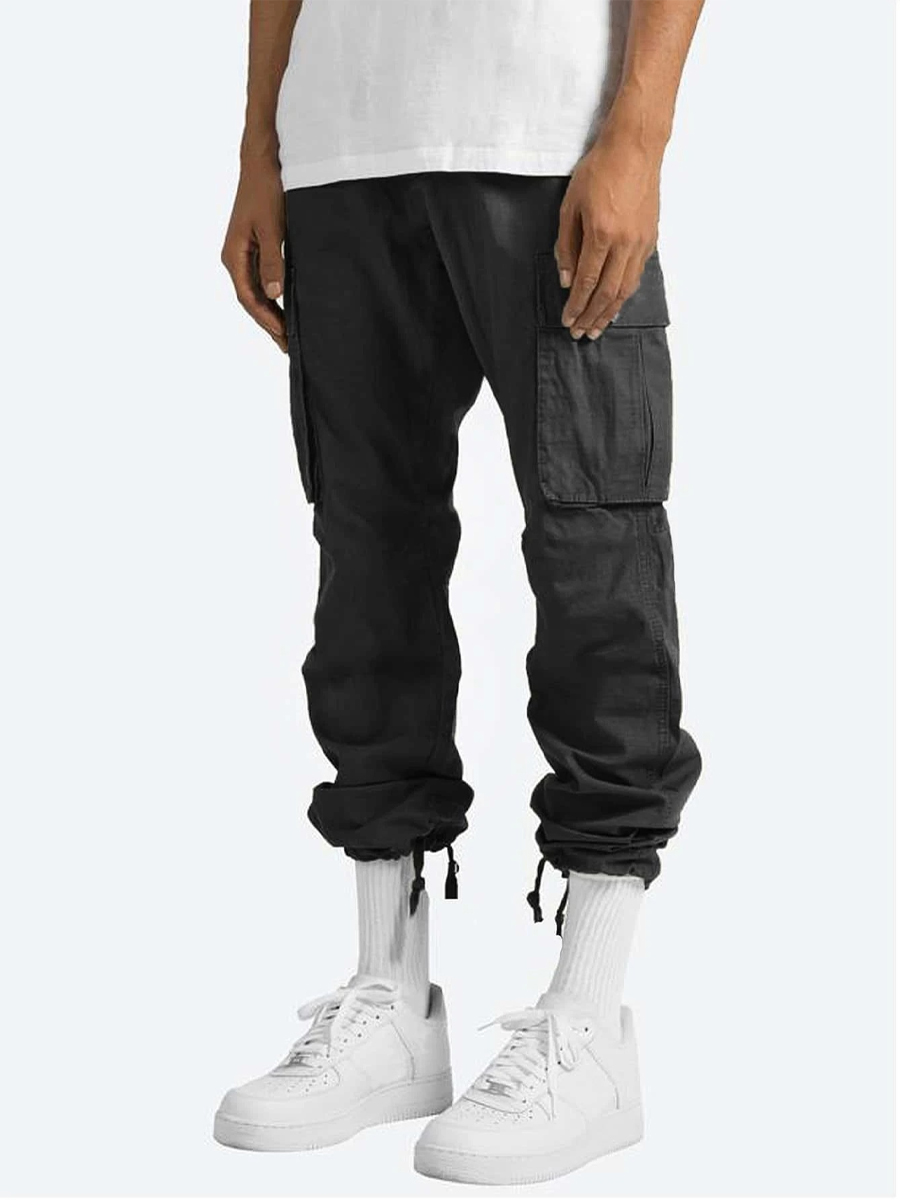 Drawstring Multi-Pocket Casual Cargo Pants