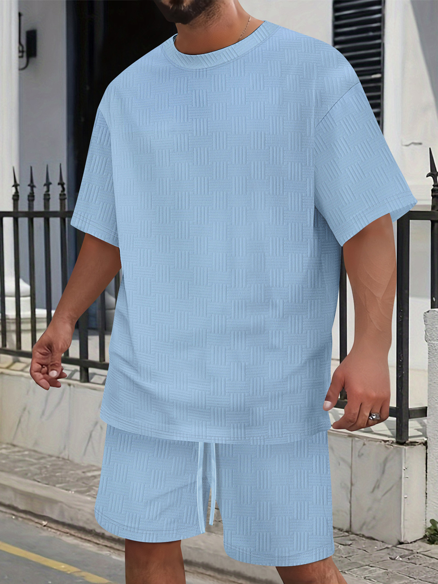 Men's Crewneck Casual Suit